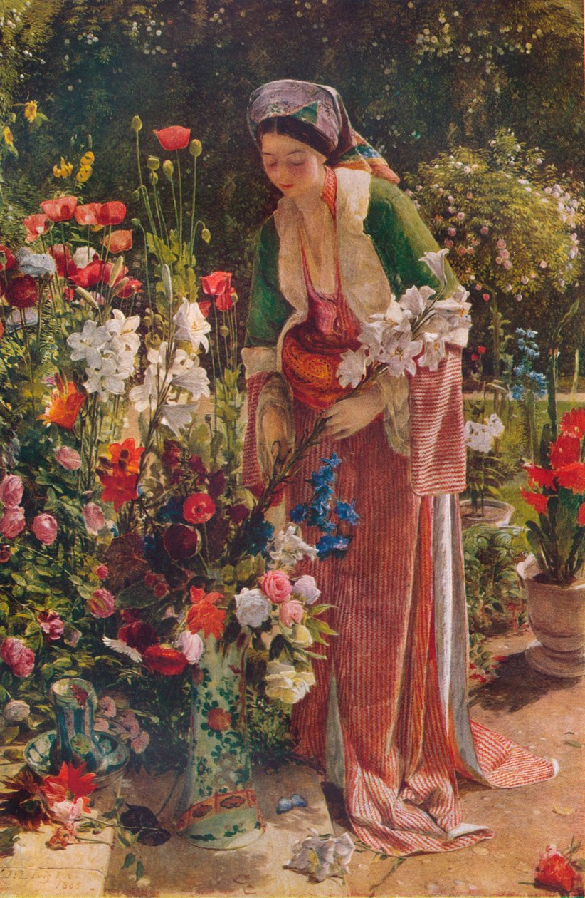 In de tuin van de Bey door John Frederick Lewis