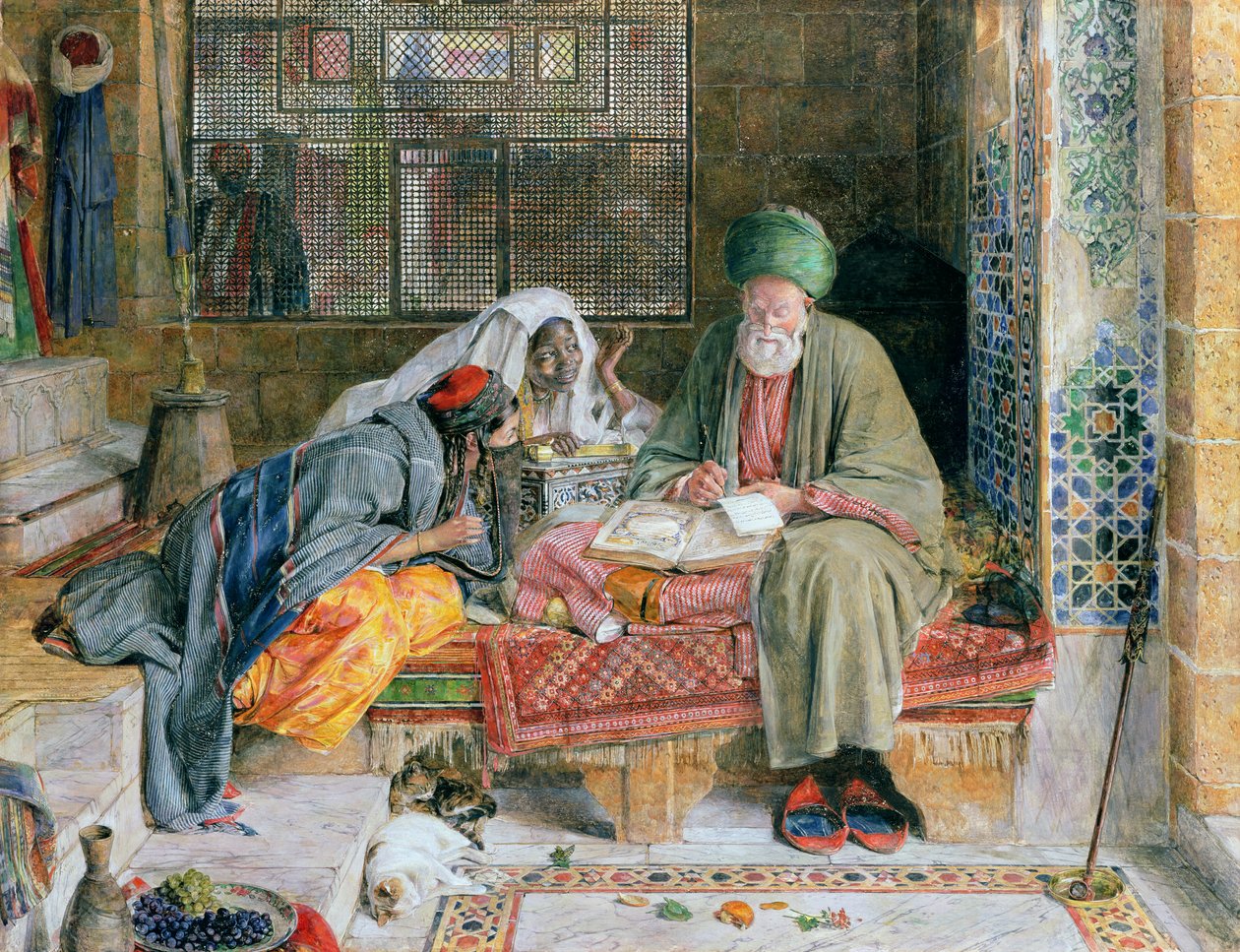 Onbekend schilderij door John Frederick Lewis