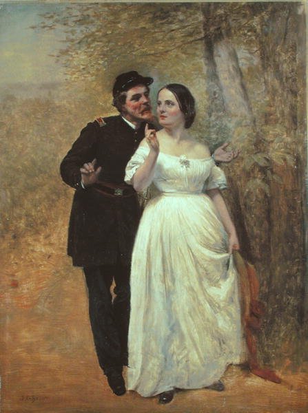 Verkering door John George Brown