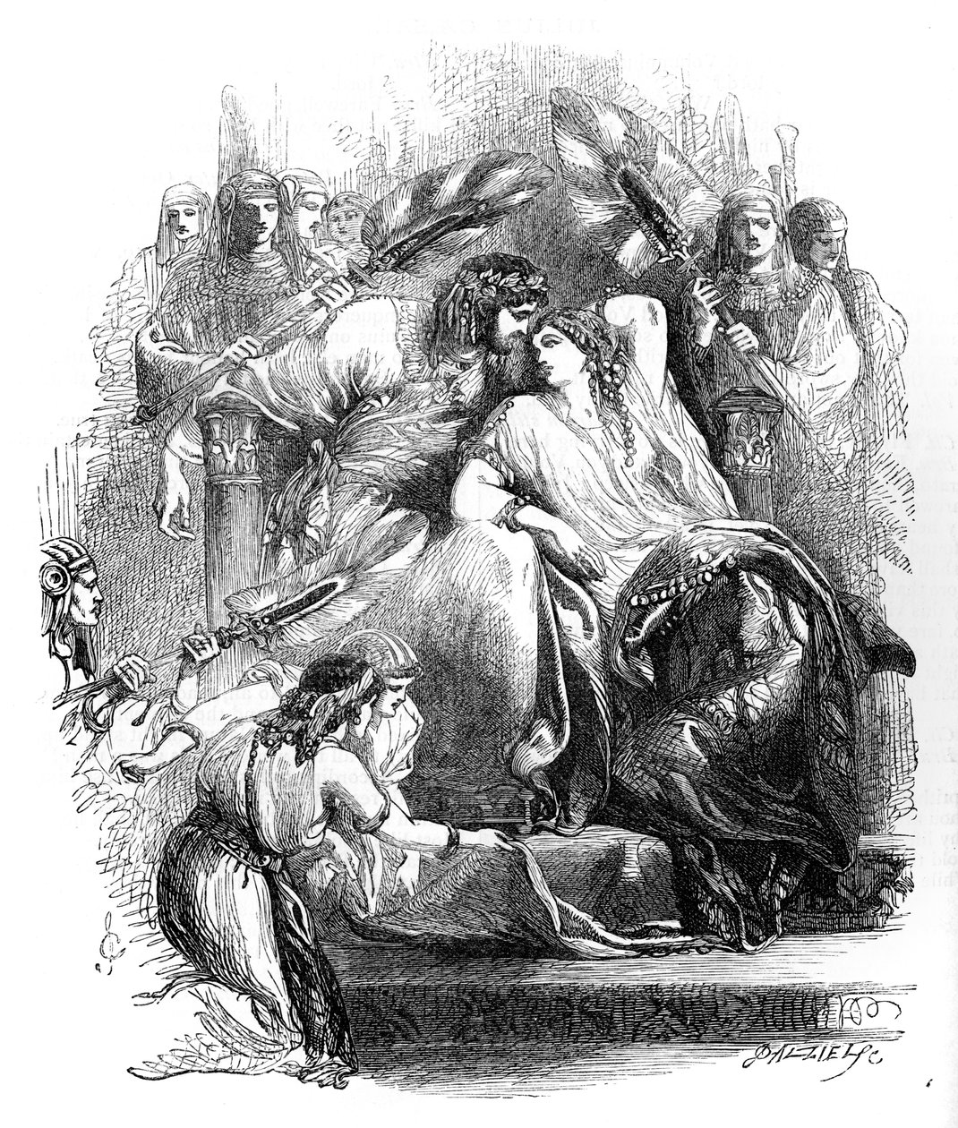 Antonius en Cleopatra door William Shakespeare door John Gilbert
