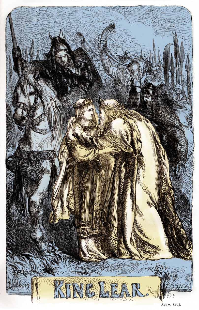 Koning Lear door John Gilbert