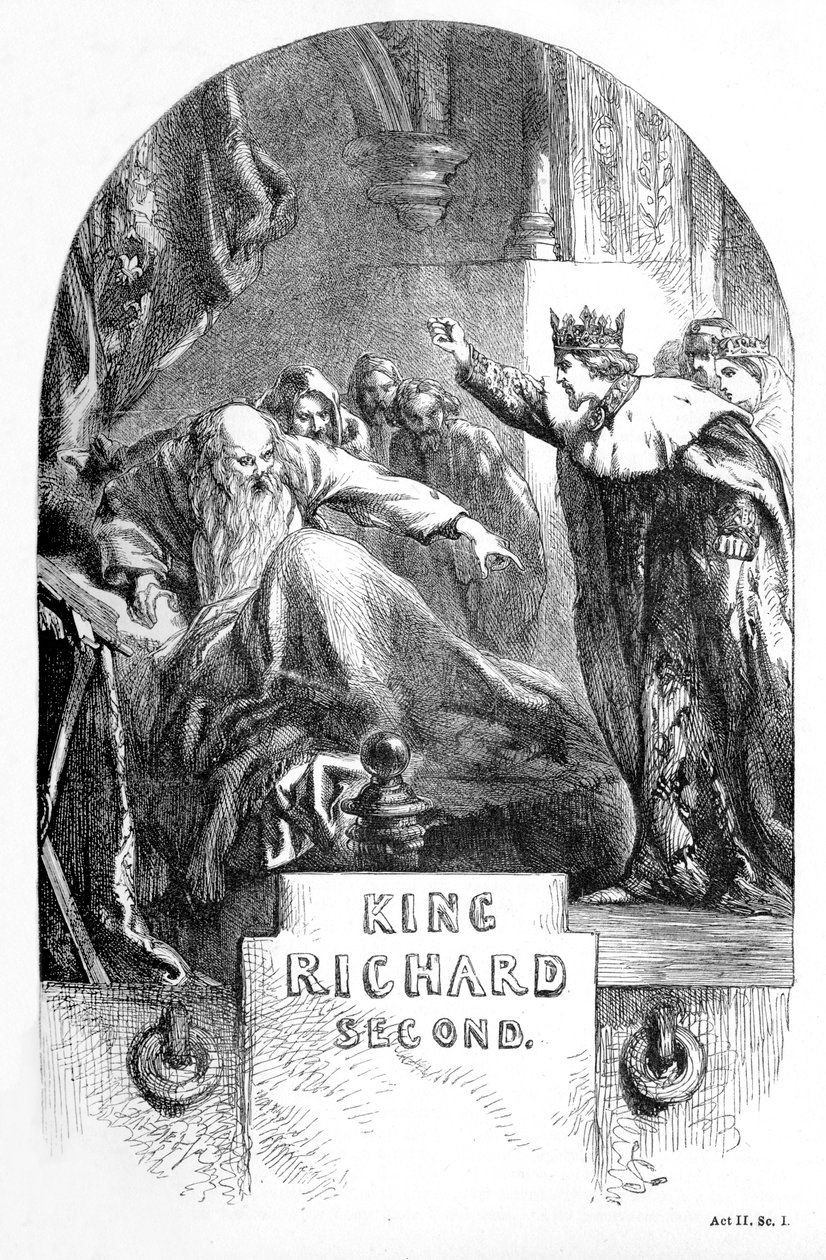 Koning Richard II door John Gilbert