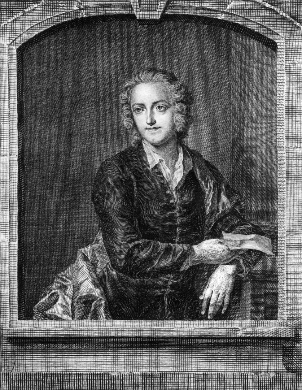 Portret van Thomas Gray (1716-71) door John Giles Burckhardt
