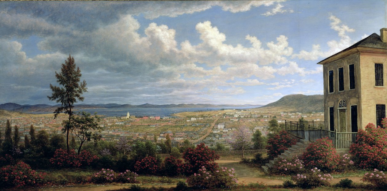 Hobart Town, c.1832 door John Glover
