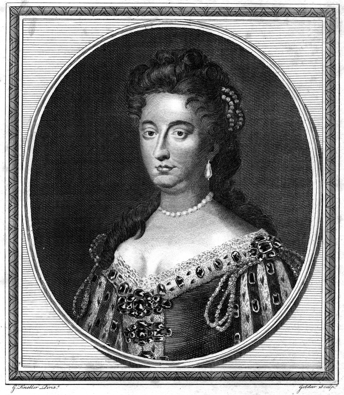 Koningin Maria II door John Goldar
