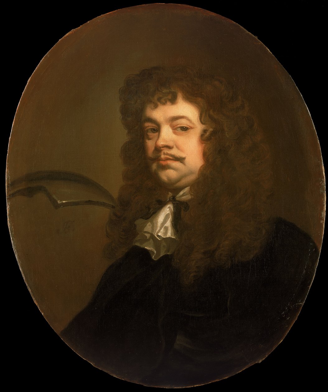 Een zeeofficier, ca. 1675 door John Greenhill