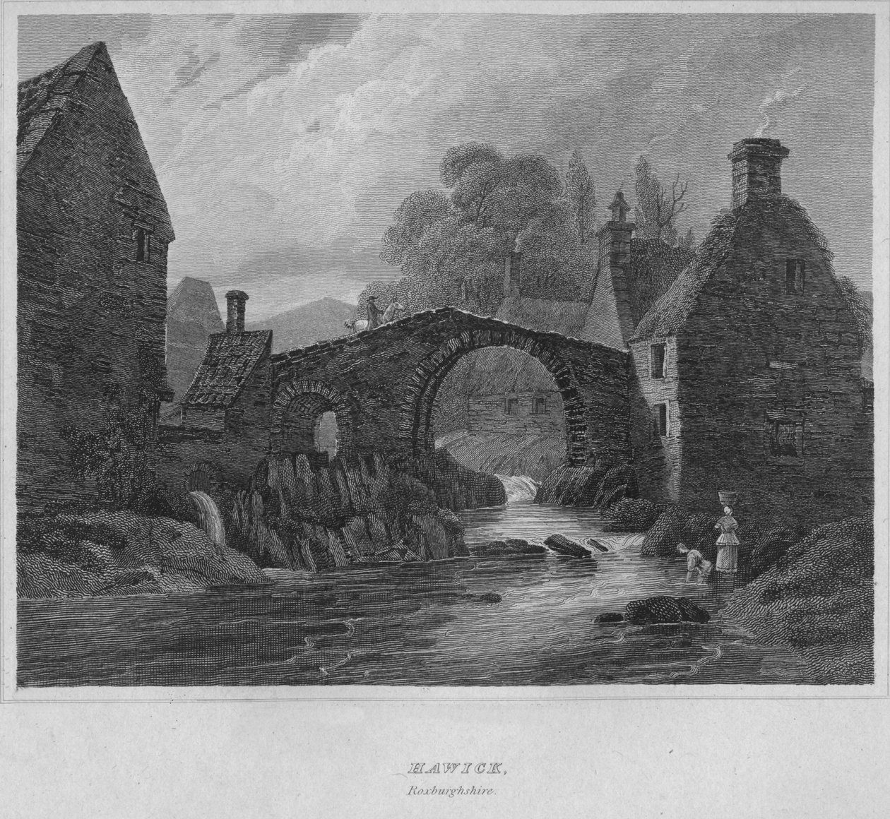 Hawick, Roxburghshire, 1814 door John Greig