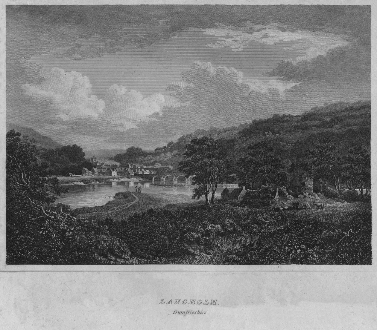 Langholm, Dumfriesshire door John Greig