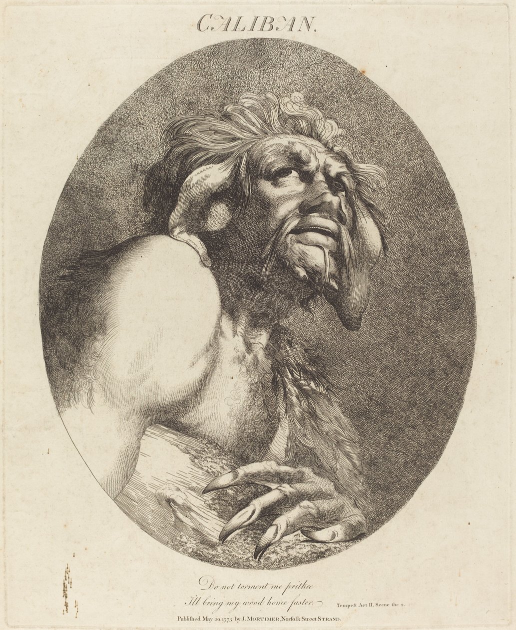 Caliban door John Hamilton Mortimer