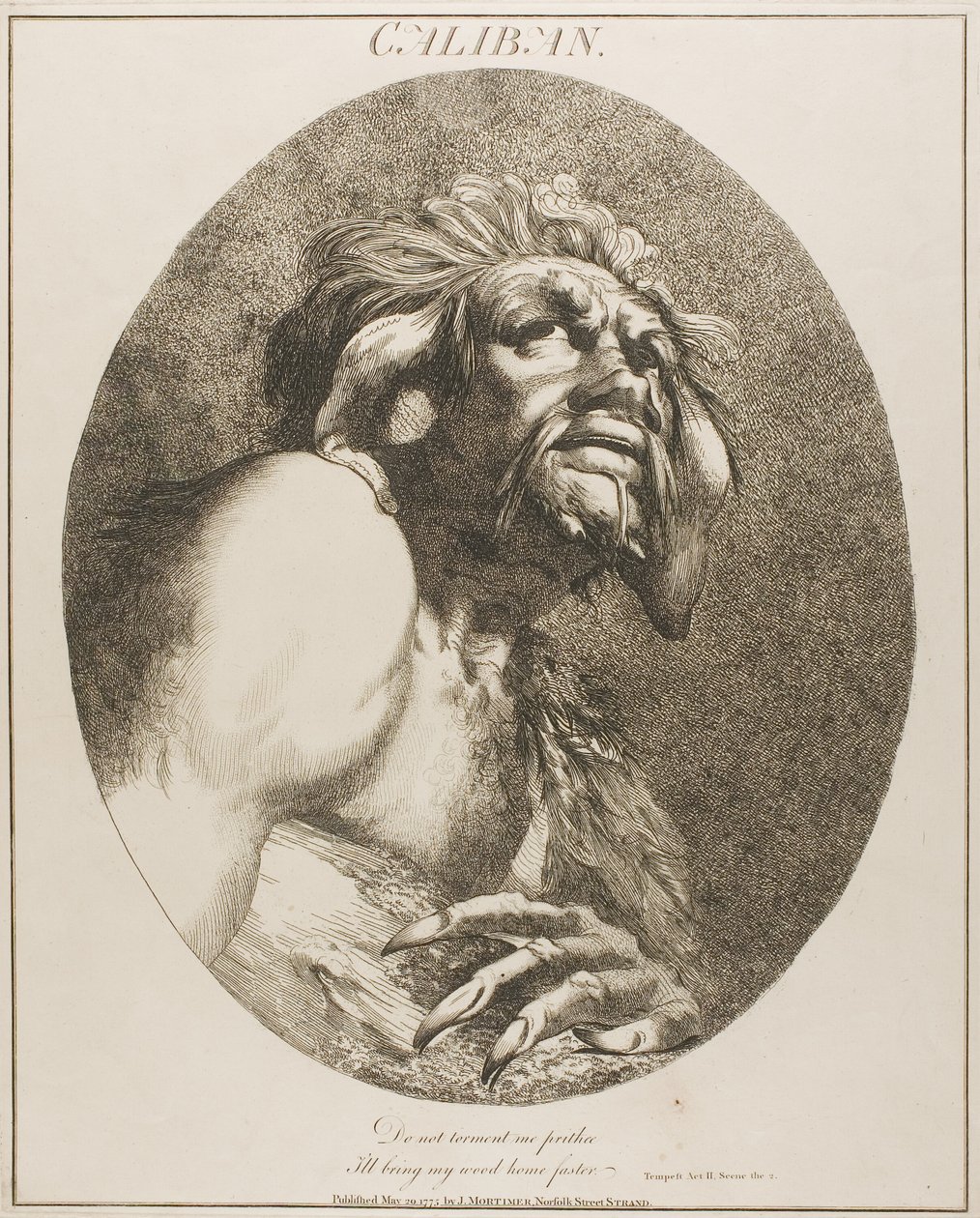 Caliban door John Hamilton Mortimer