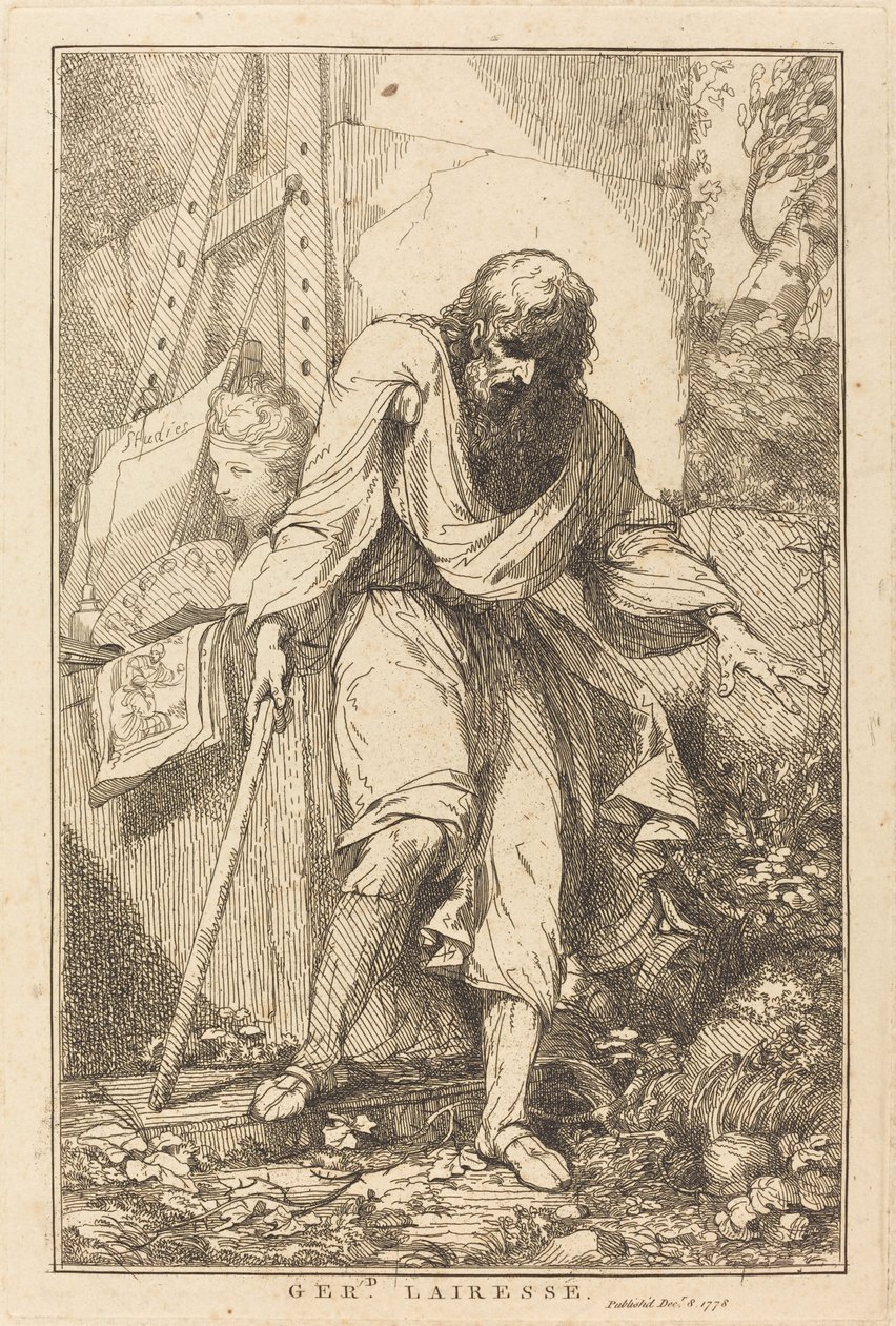Gerard Lairesse door John Hamilton Mortimer