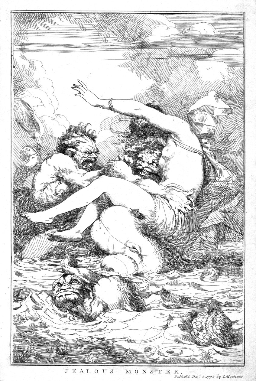 Jaloerse monster, 1778 door John Hamilton Mortimer