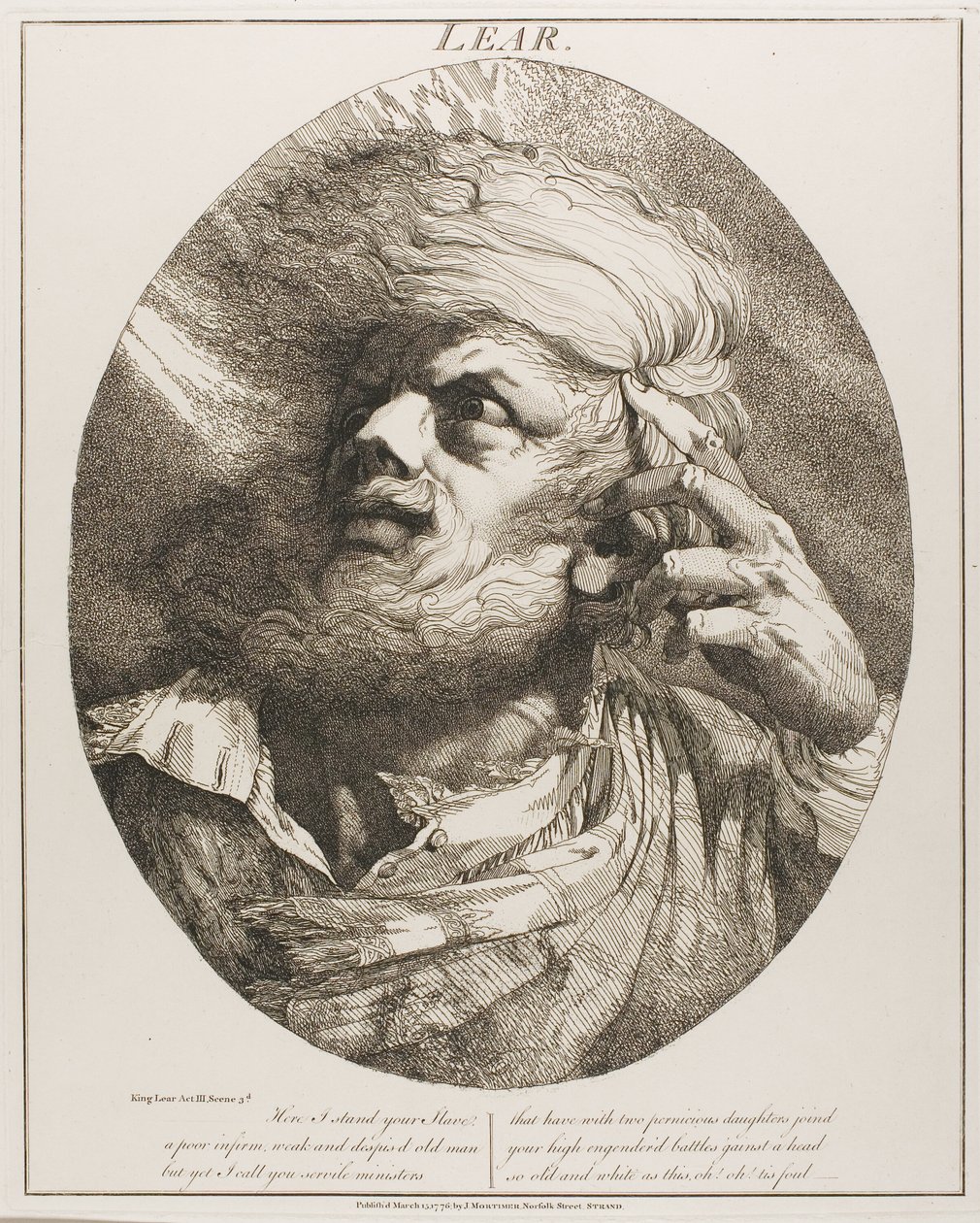 Lear door John Hamilton Mortimer