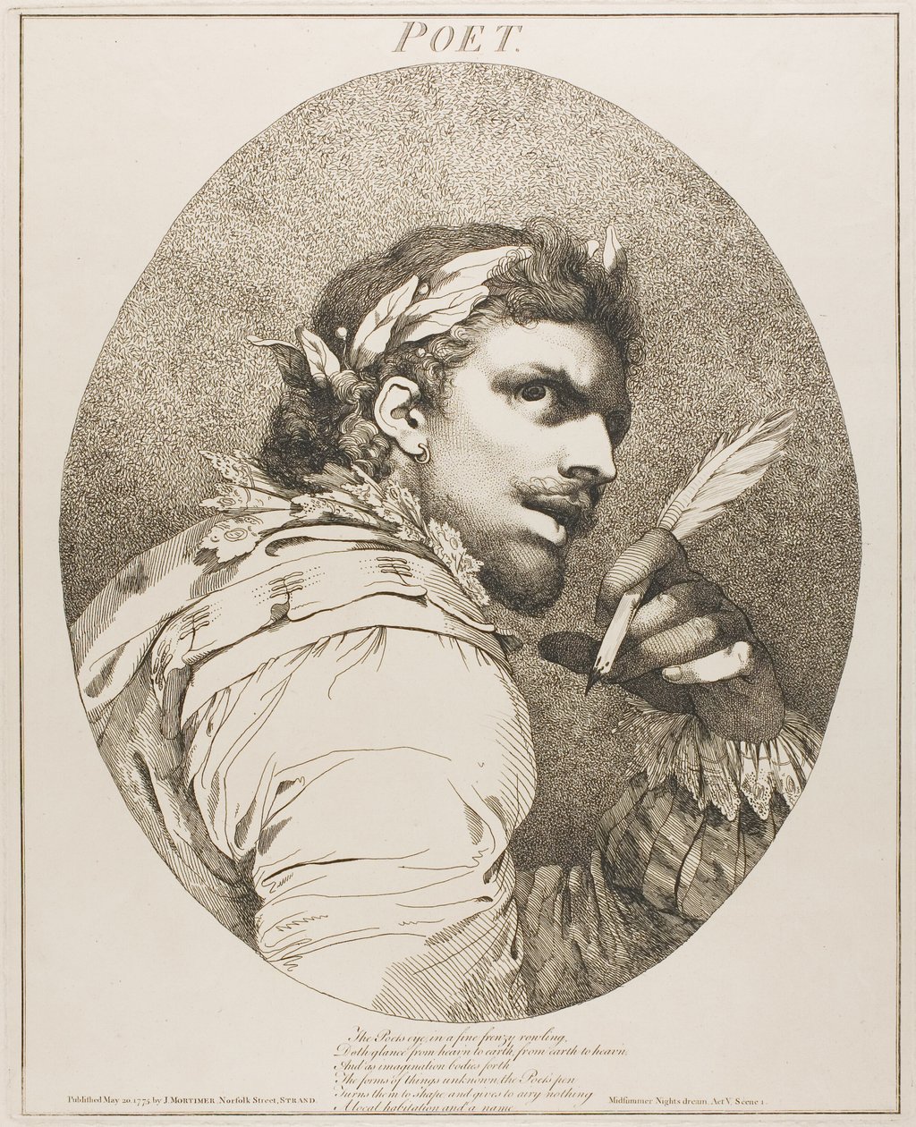 Dichter door John Hamilton Mortimer