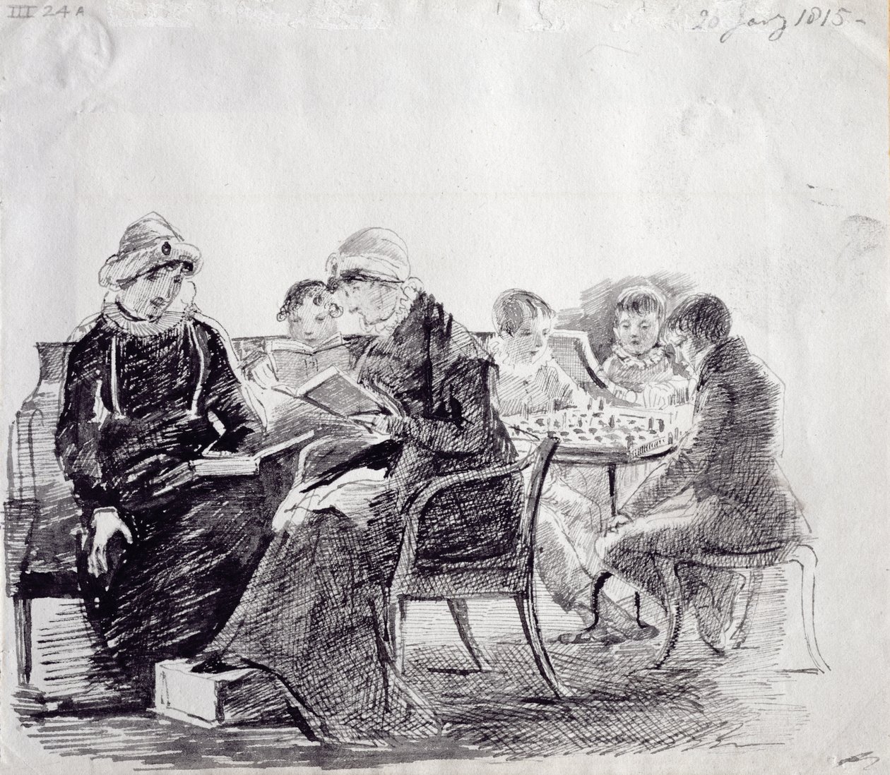 Concentratie, 1815 door John Harden