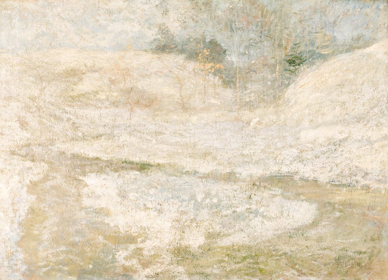 De Beek, Greenwich, Connecticut door John Henry Twachtman