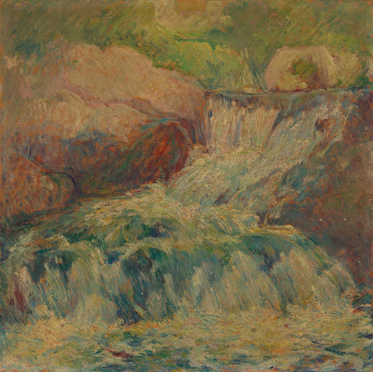 Waterval door John Henry Twachtman