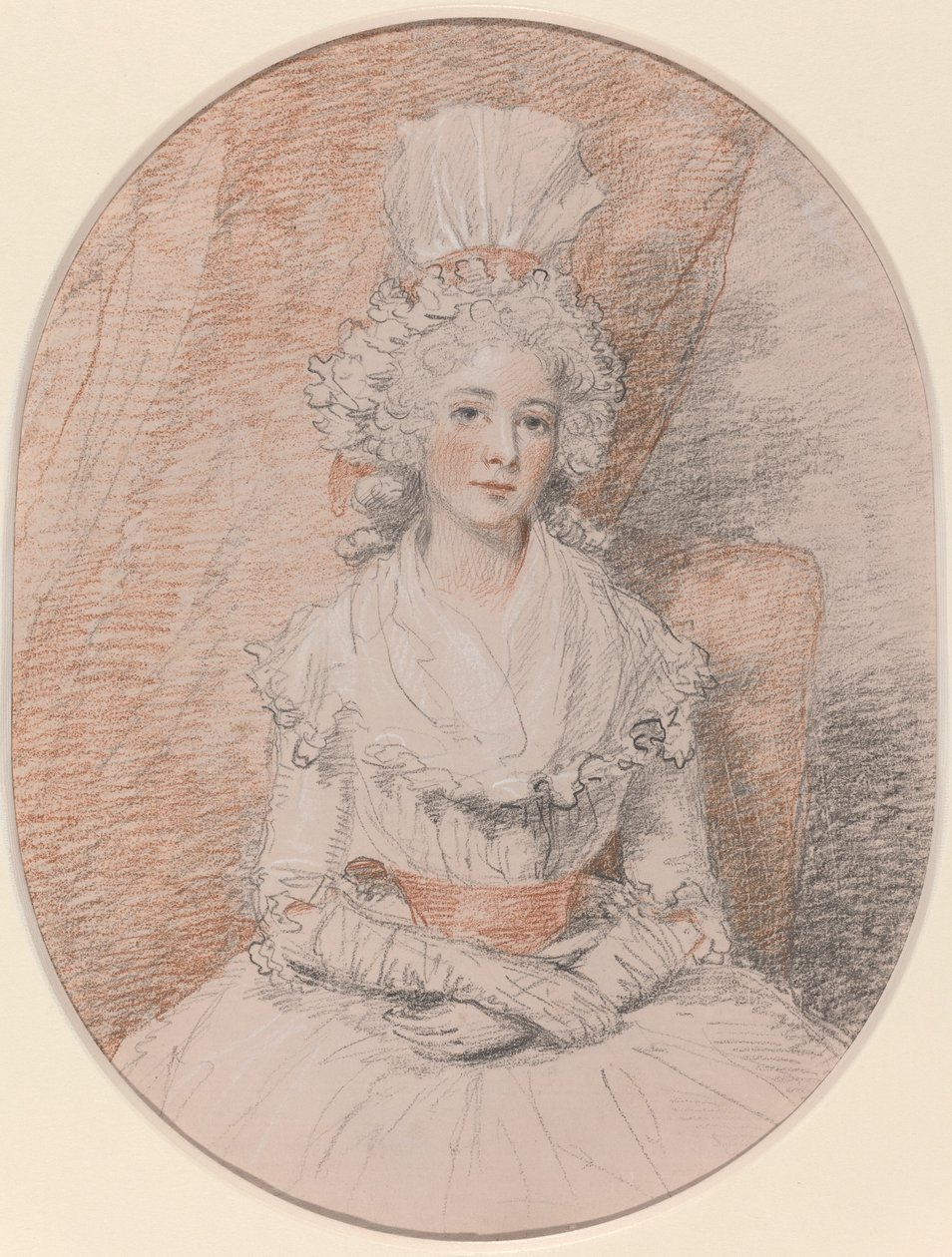 Miss Frances Beresford door John Hoppner
