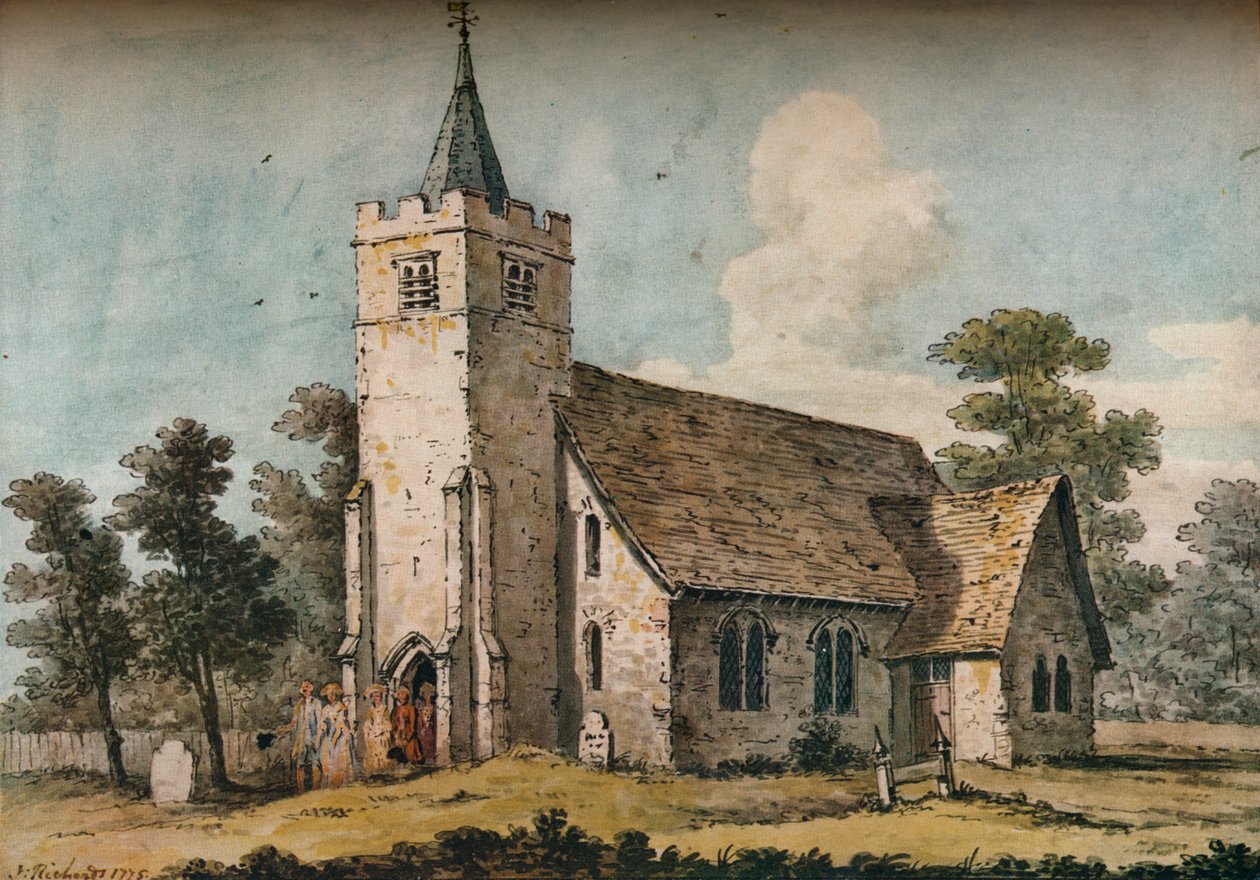 Hayes Kerk, Kent, 1775 door John Inigo Richards