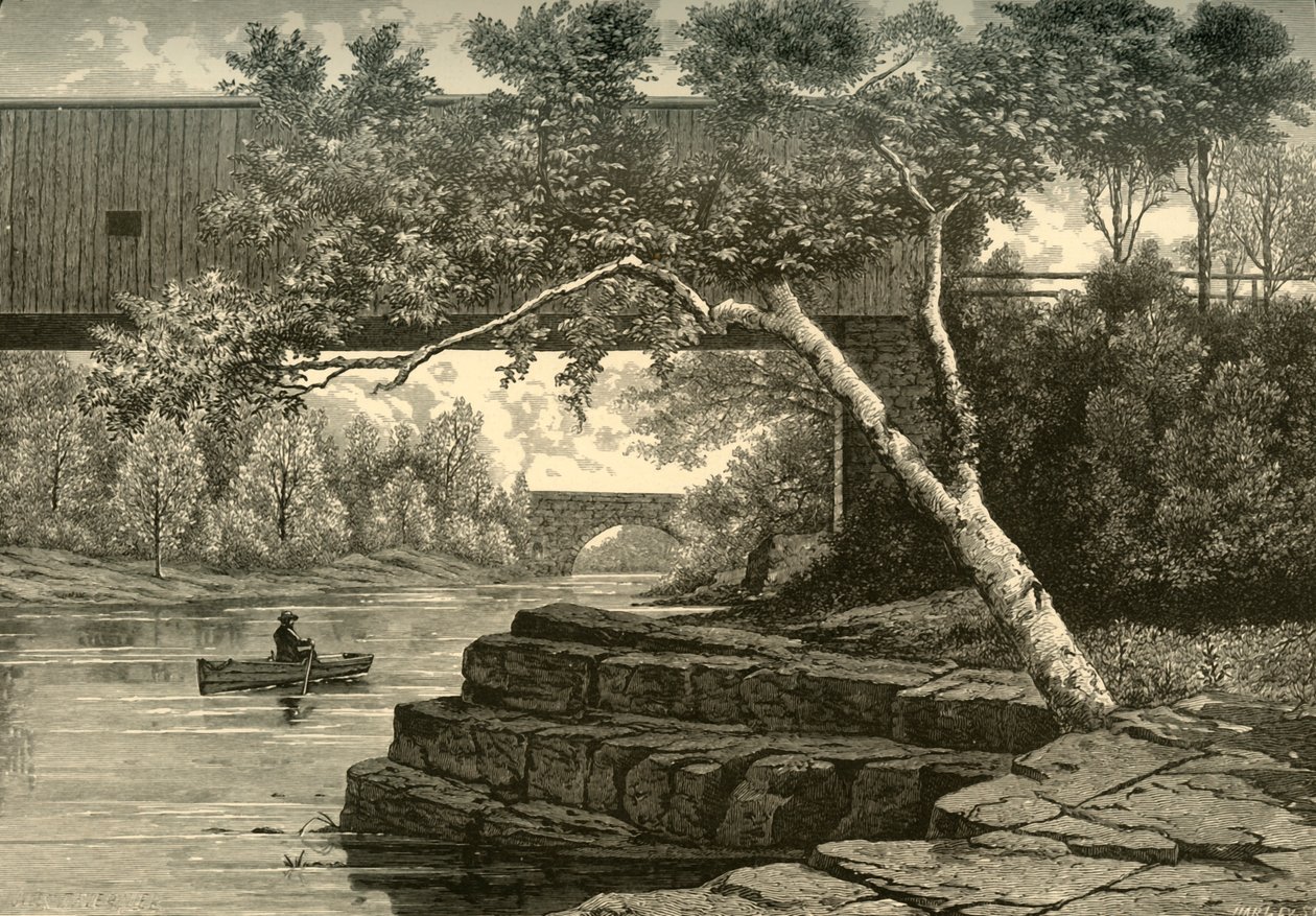 De Passaic, Onder Little Falls, 1874 door John J. Harley
