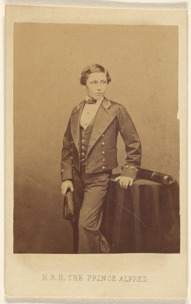Z.K.H. De Prins Alfred. door John Jabez Edwin Mayall
