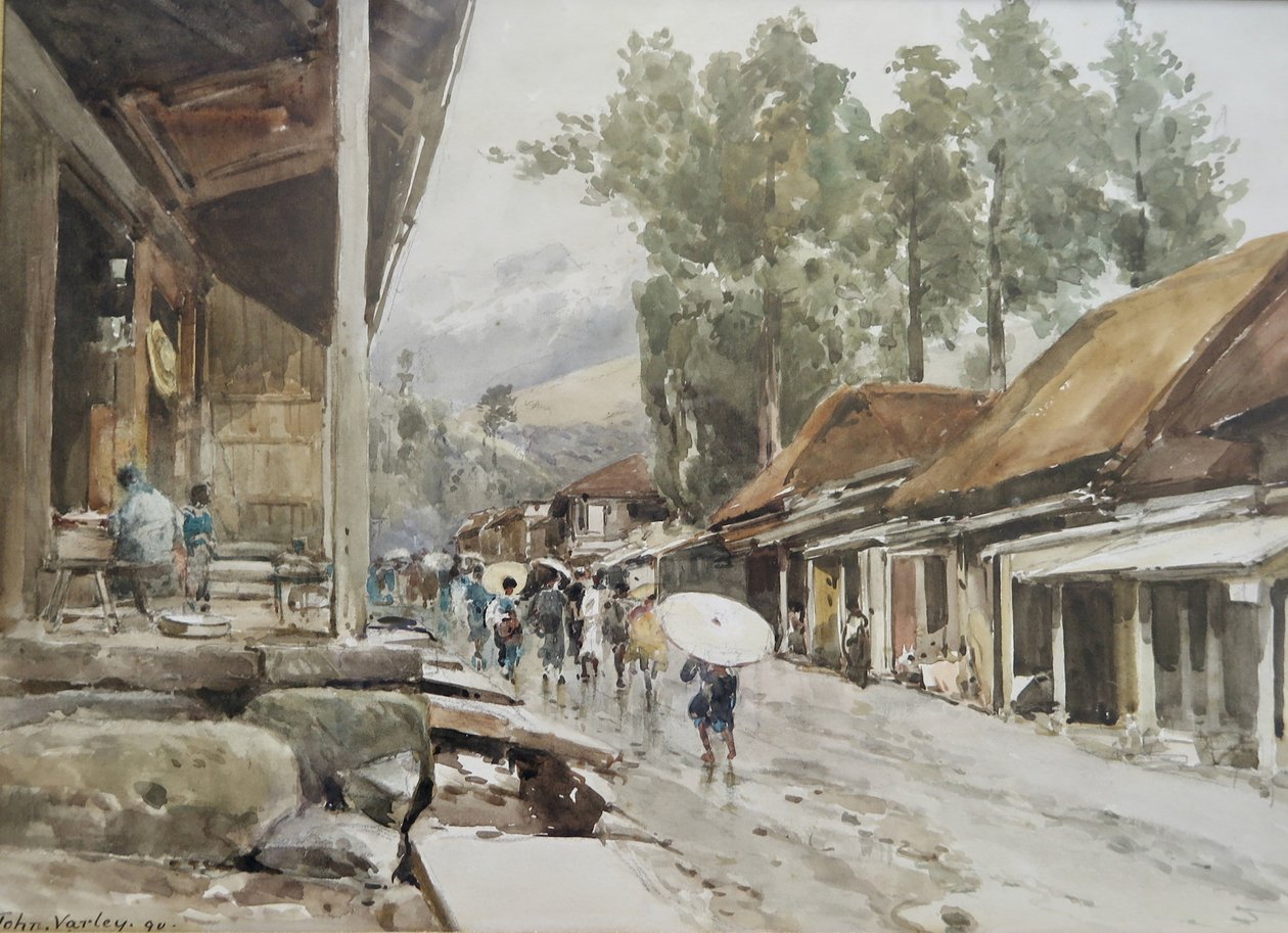 Een regenachtige dag in Nikko door John Jnr. Varley