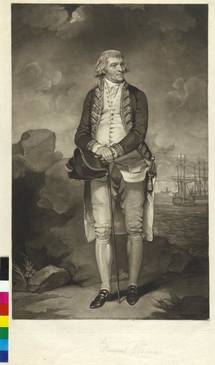 Edward Vernon door John Jones