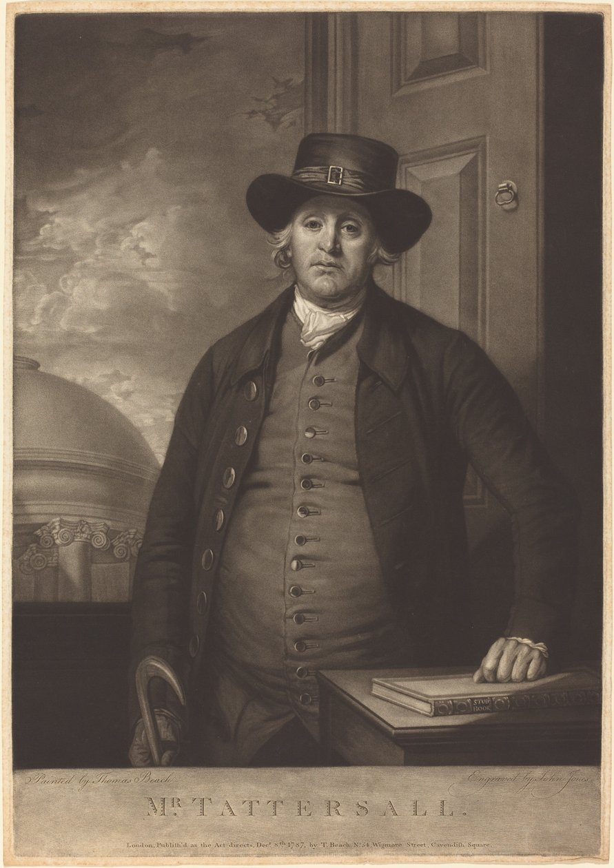 Richard Tattersall door John Jones after Thomas Beach