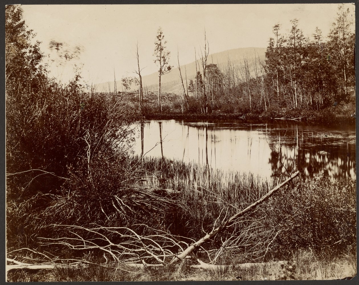 Meer van Morain, Watermanplateau door John K. Hillers
