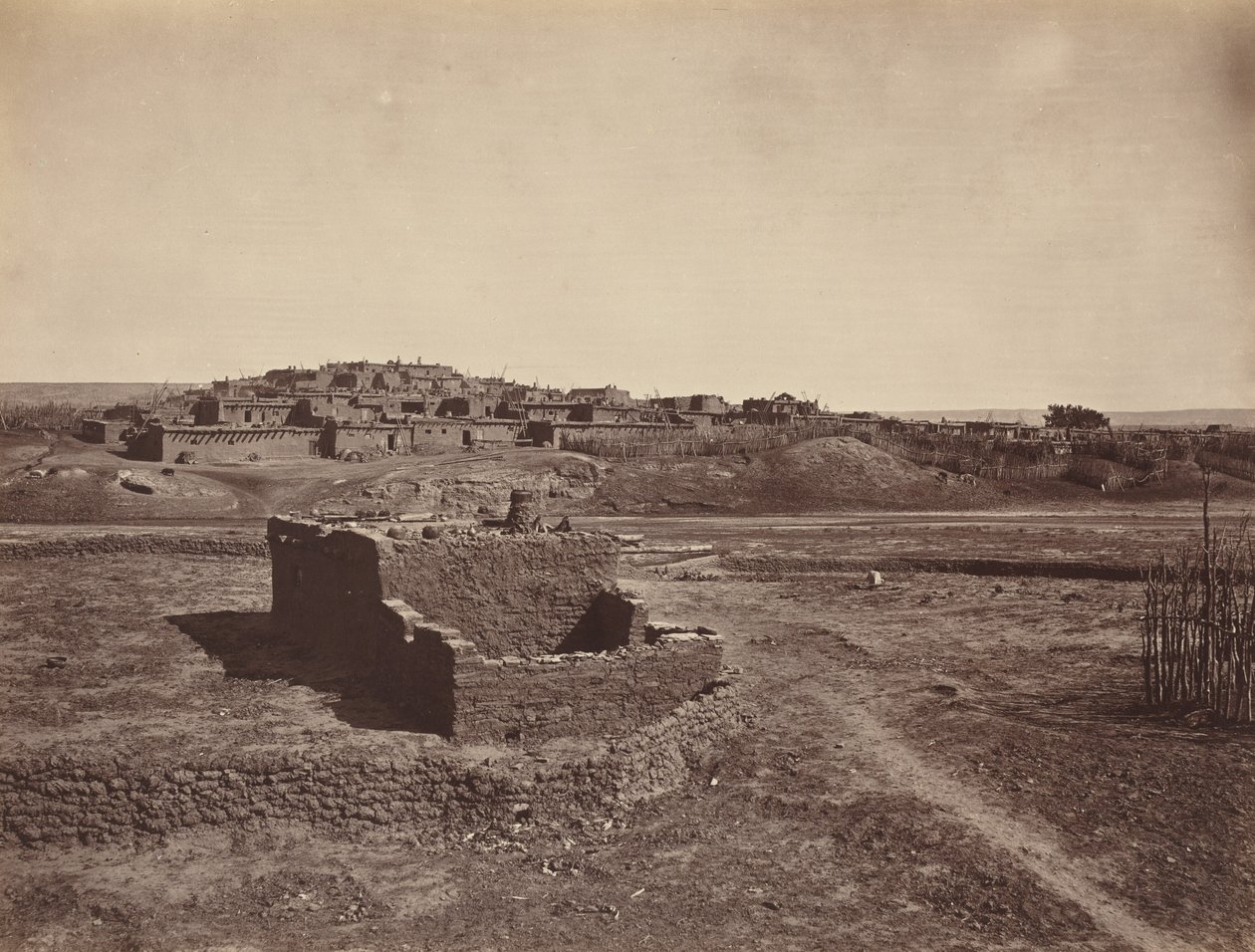 Zuni Pueblo door John K. Hillers
