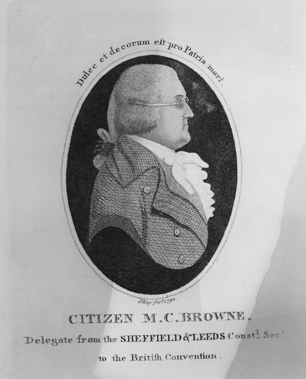 Burger M.C. Browne, 1794 door John Kay