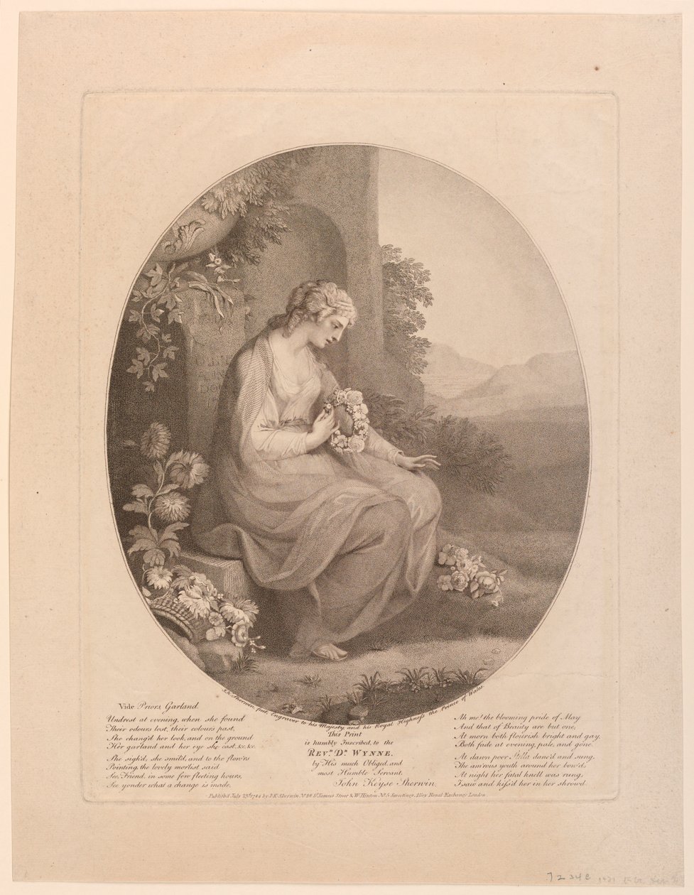 Rouwende Figuur door John Keyse Sherwin