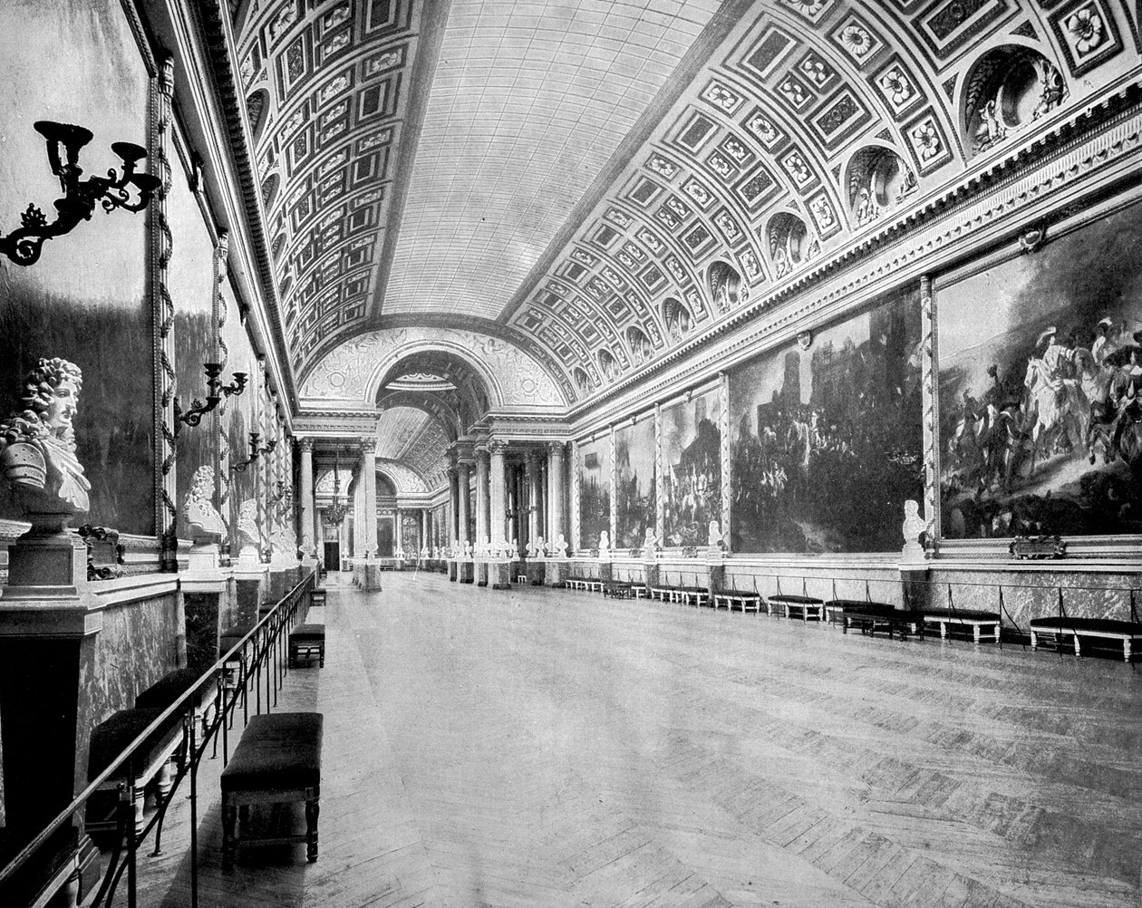 Galerij van Slagen, Versailles, Frankrijk door John L. Stoddard