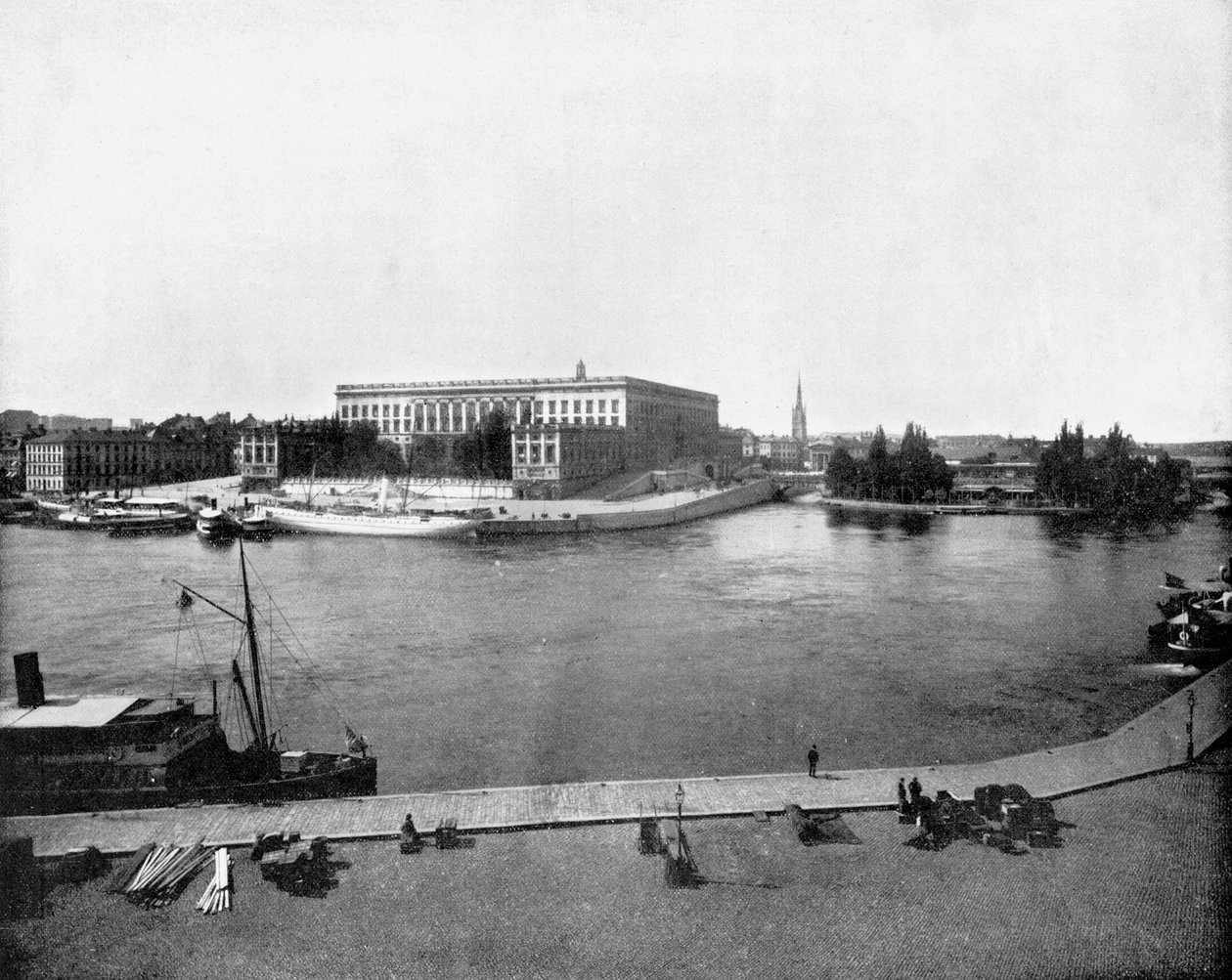 Koninklijk Paleis, Stockholm, Zweden, 1893 door John L. Stoddard