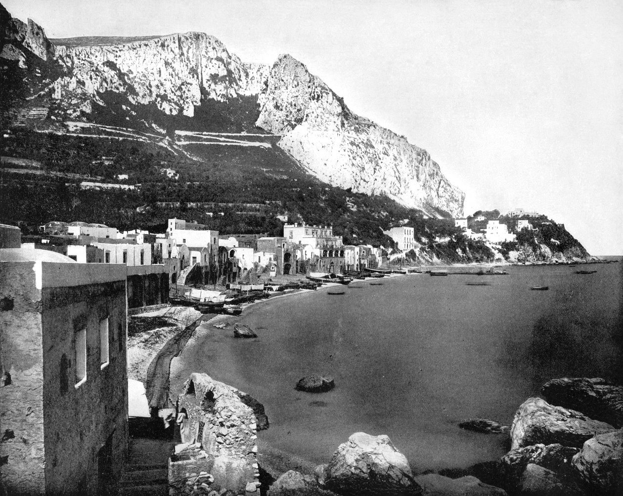 De Marina, Capri, Italië, 1893 door John L. Stoddard