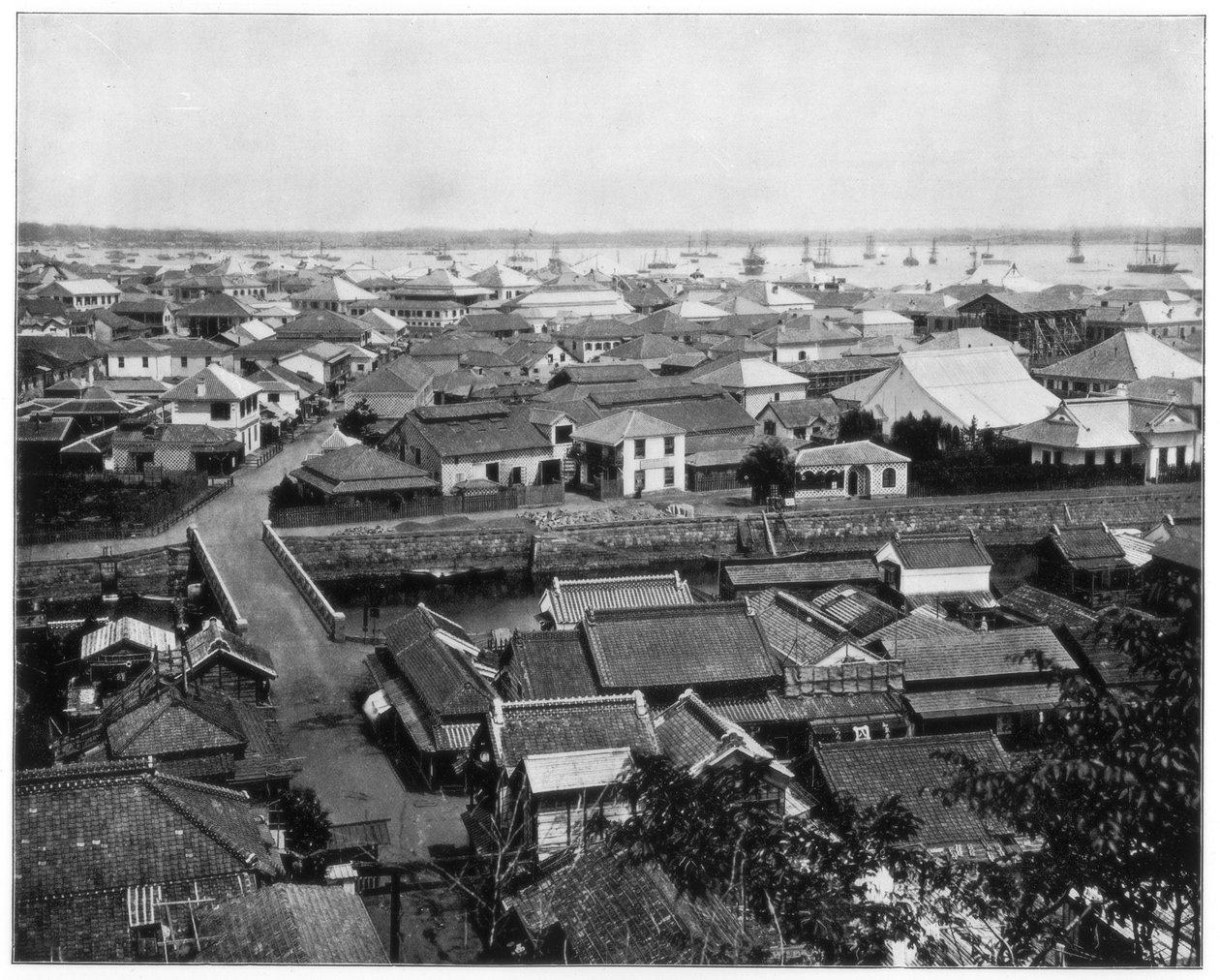 Yokohama, Japan, eind 19e eeuw door John L. Stoddard