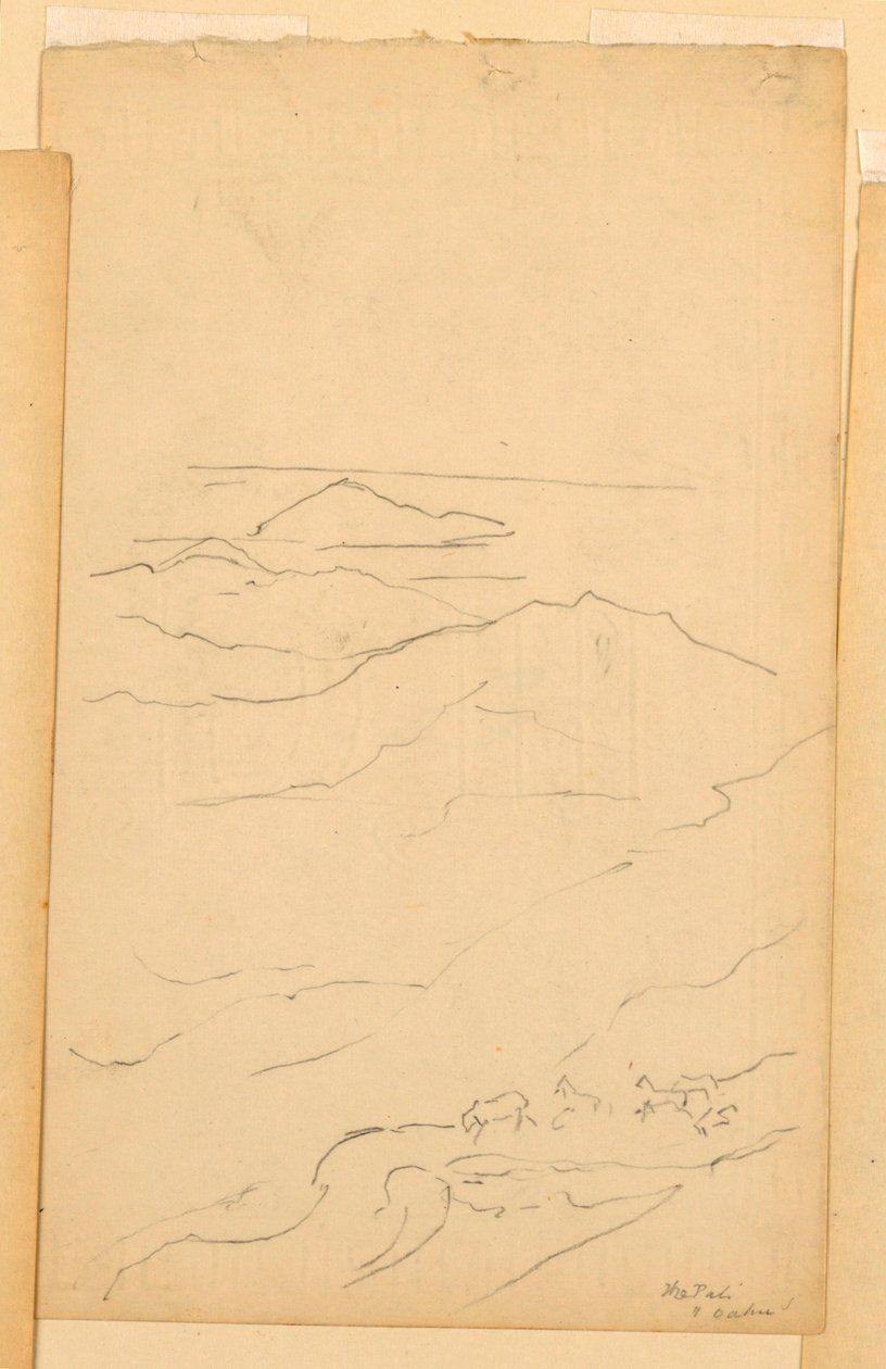 De Pali, Oahu door John La Farge
