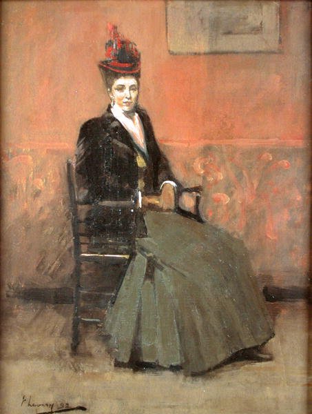 Mevrouw Agnes Jean MacIntyre door John Lavery