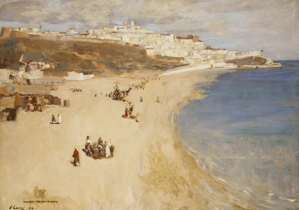 Tanger, de witte stad door John Lavery