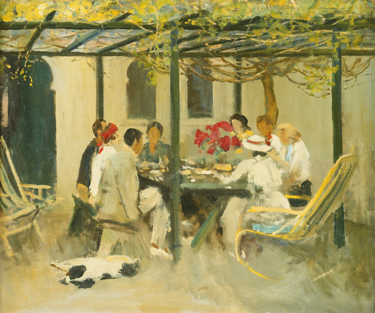 Thee in Palm Springs door John Lavery