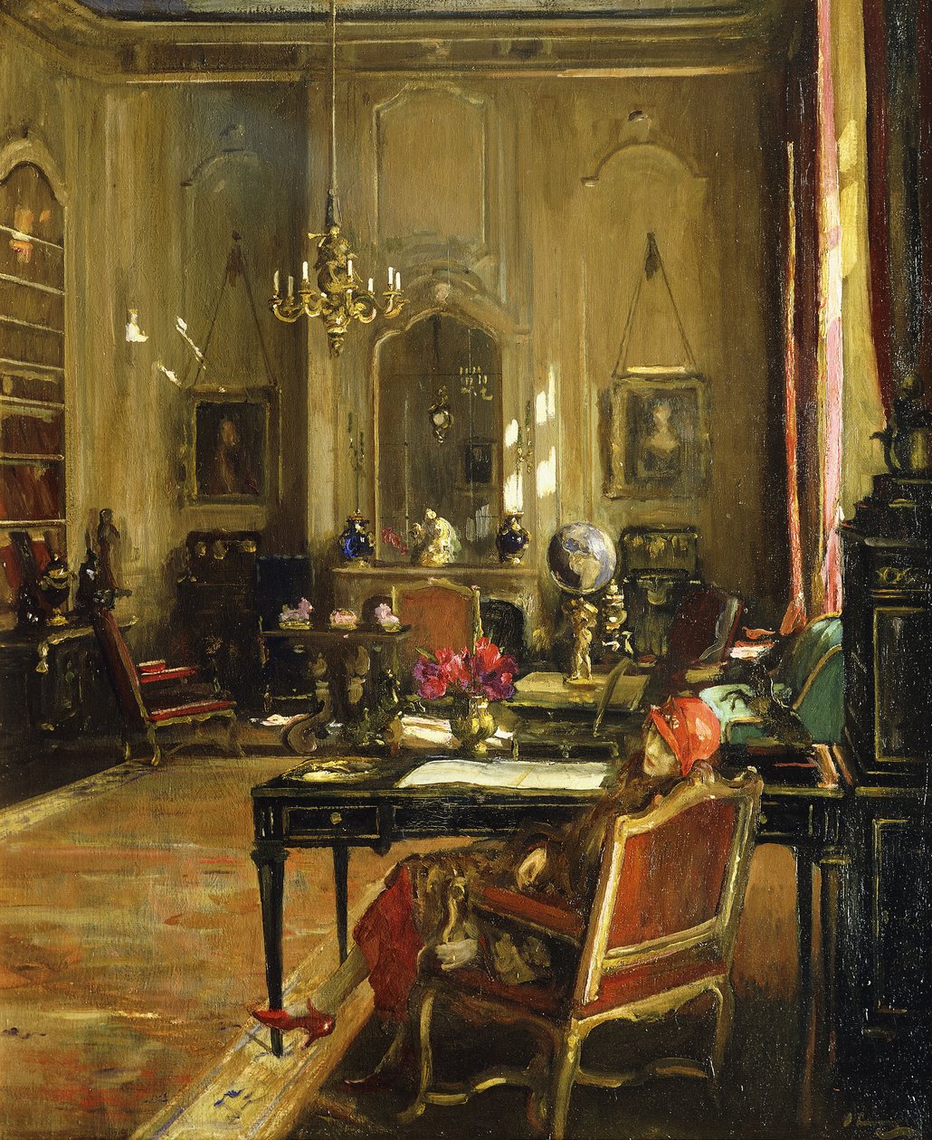 De Rode Hoed door John Lavery