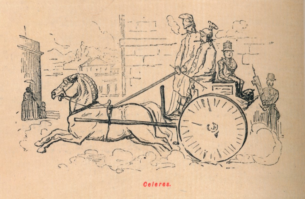 Celeres, 1852 door John Leech
