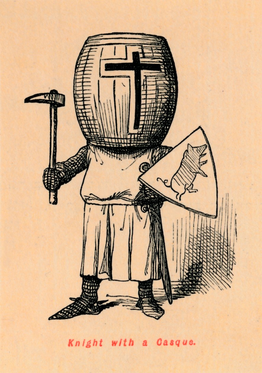 Ridder met een Helm door John Leech