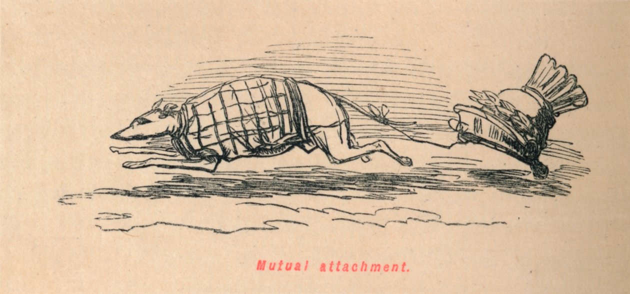 Wederzijdse gehechtheid, 1852 door John Leech