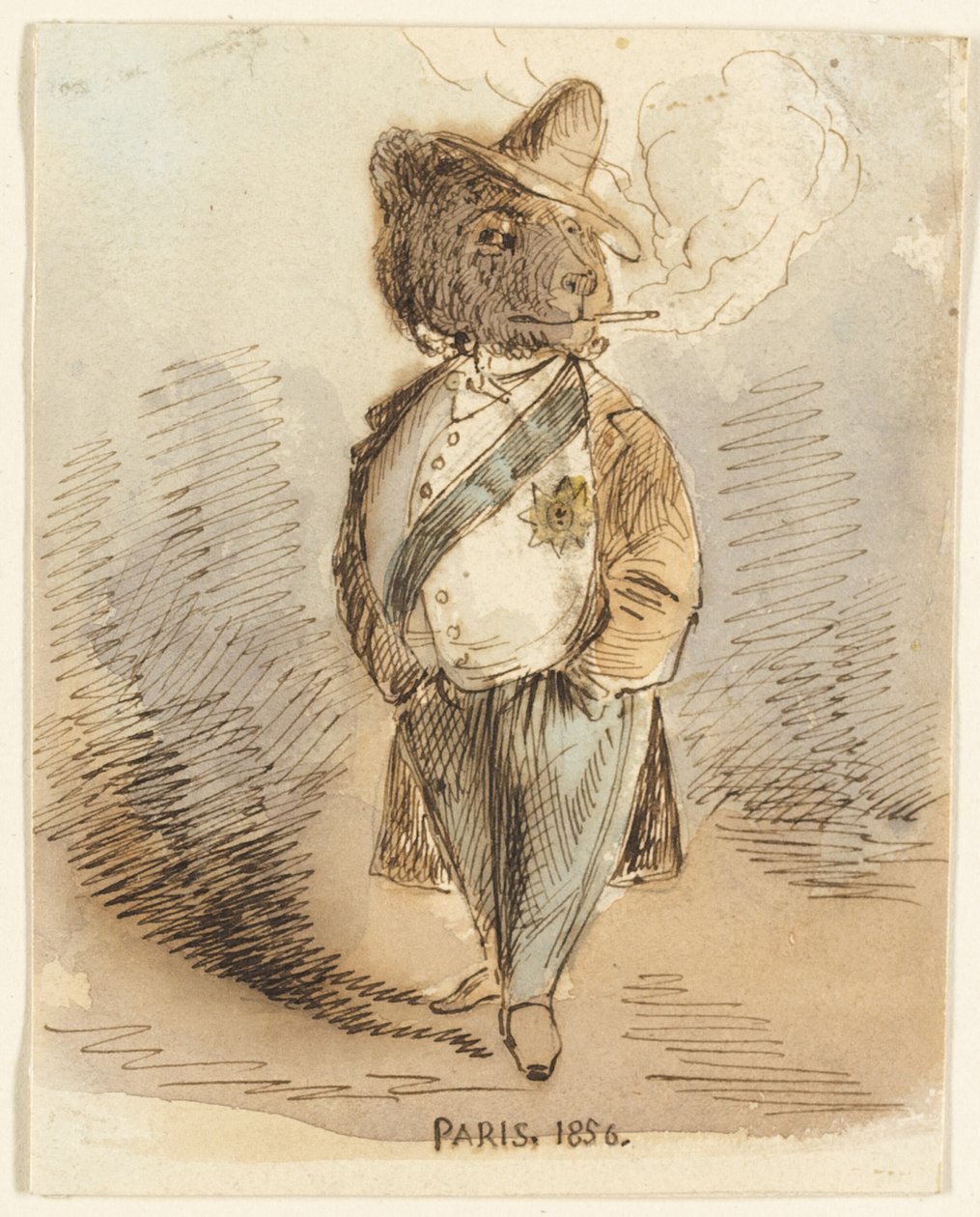 Parijs 1856 door John Leech