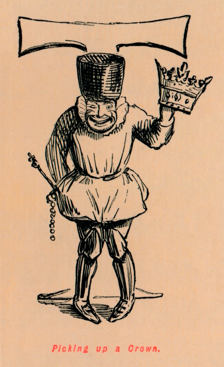 Een kroon oprapen, ca. 1860 door John Leech