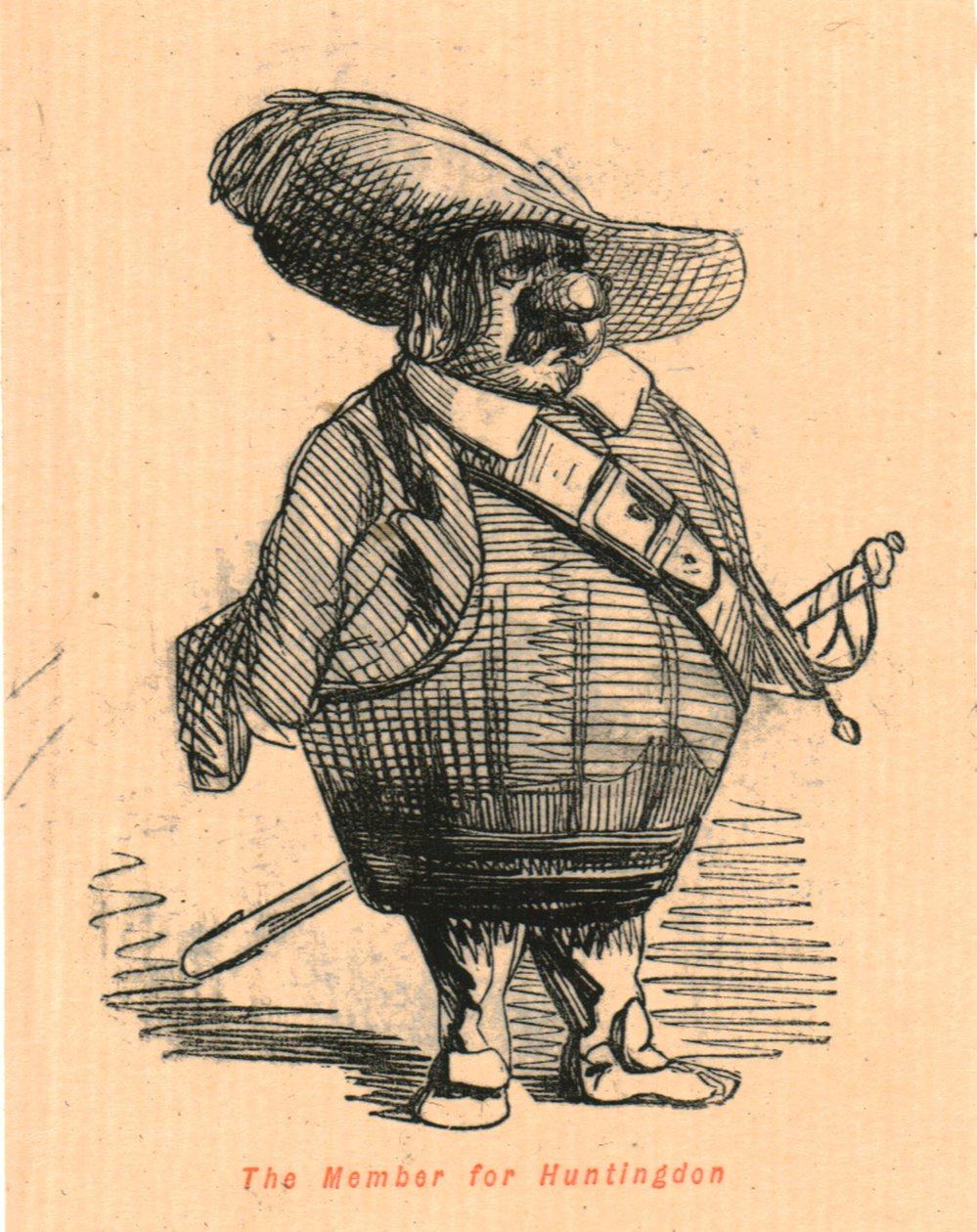 Het lid voor Huntingdon, 1897 door John Leech