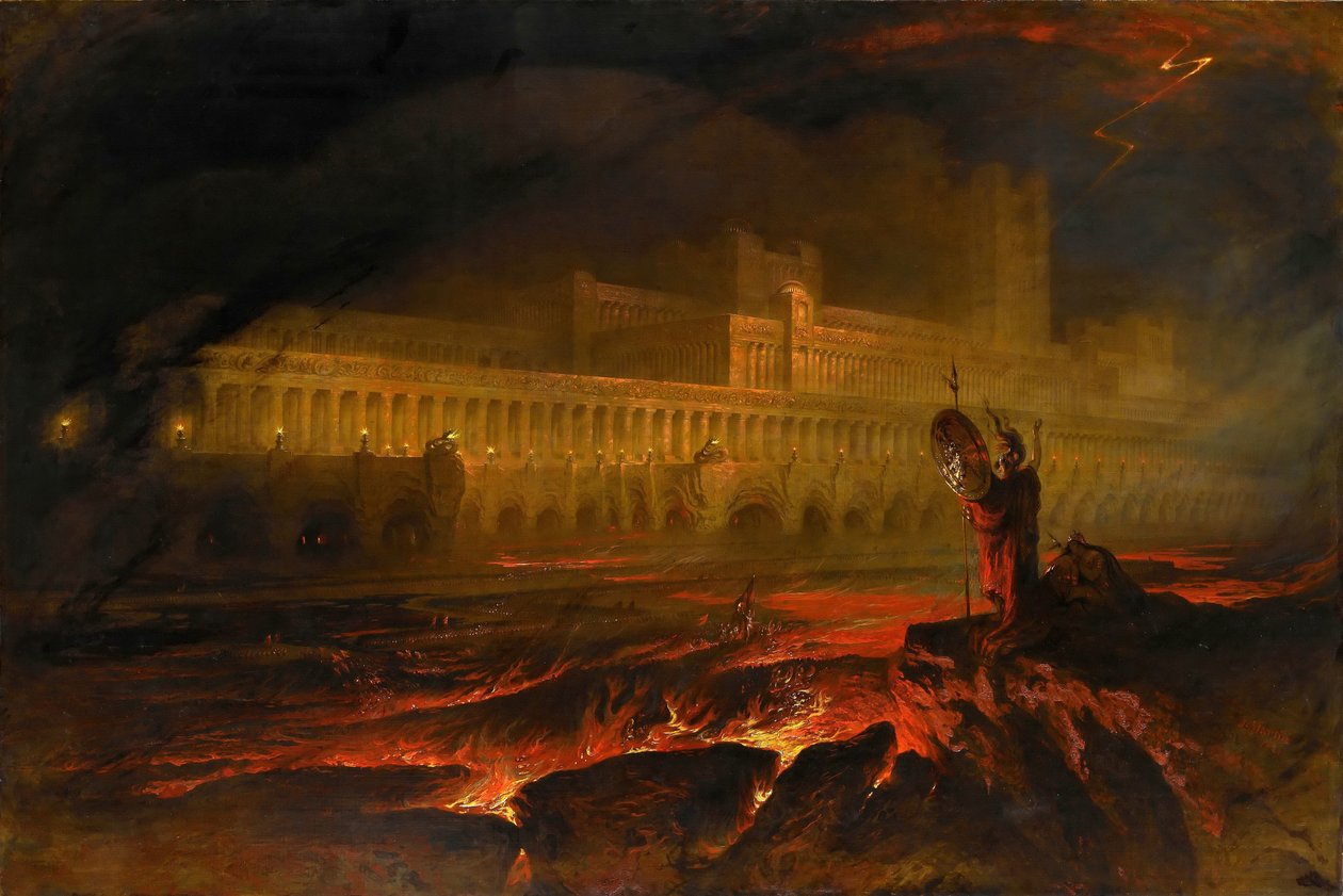 Pandemonium door John Martin