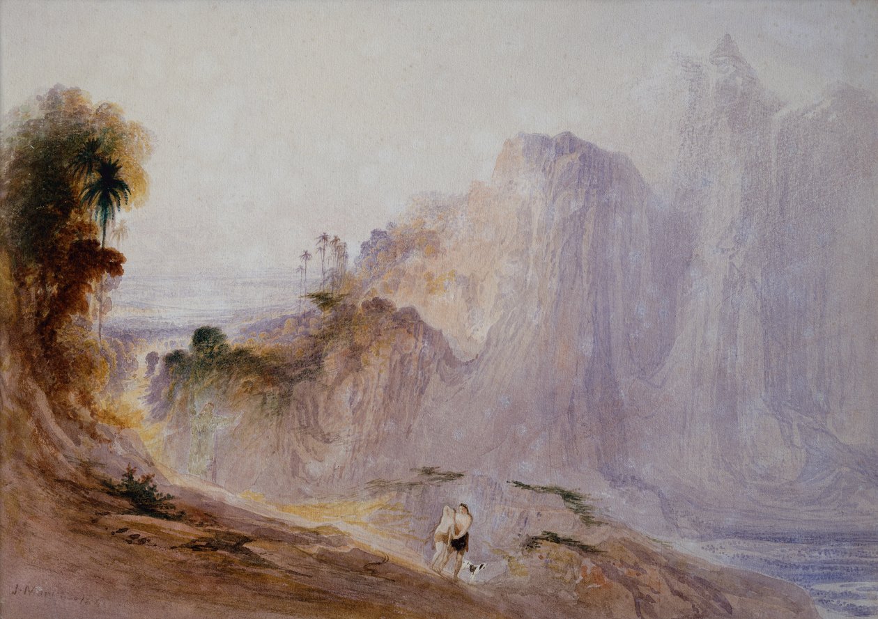 Het Verloren Paradijs, De Verdrijving door John Martin