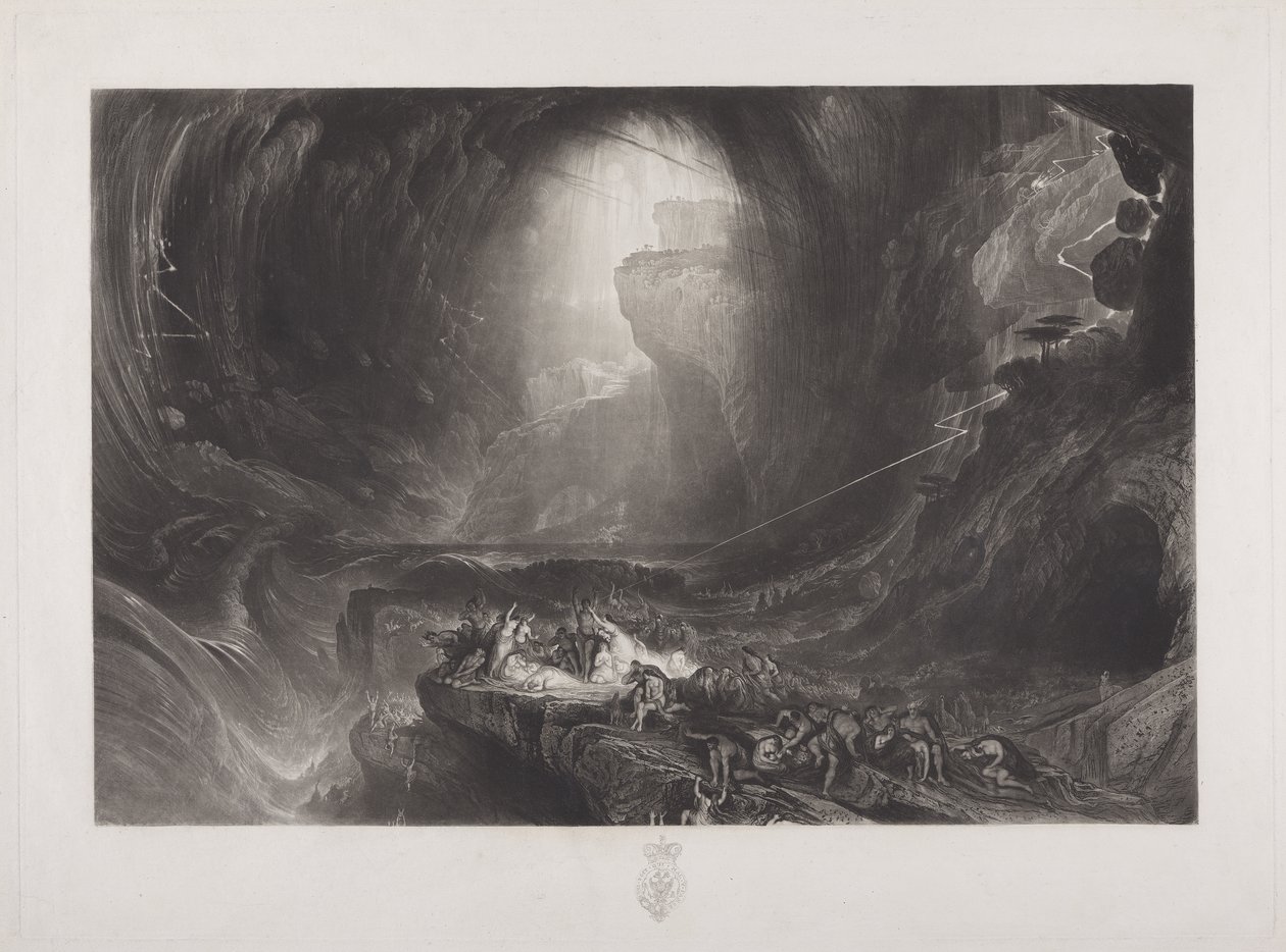 De Zondvloed, ca. 1828 door John Martin
